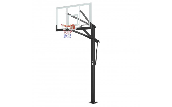 Баскетбольная стойка стационарная UNIX Line B-Stand-TG PRO 72"x42" R45 H230-305 см